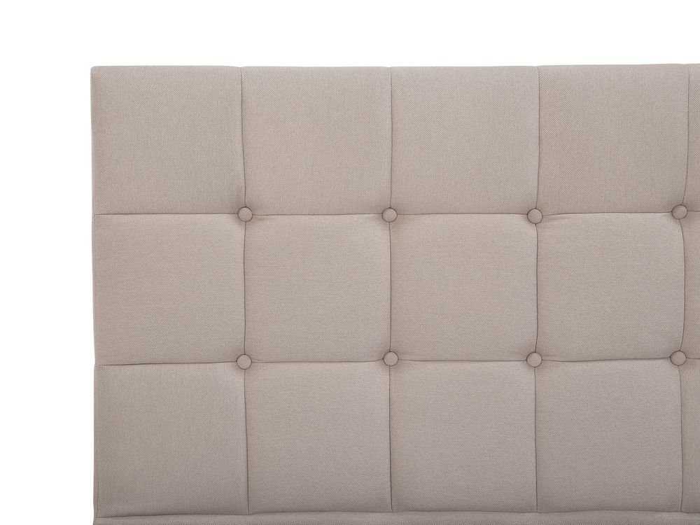 Boxspring stof beige 90 x 200 cm ADMIRAL | Gratis Levering