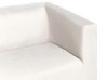 Sofá de 3 lugares em tecido branco-creme FLORO_916682