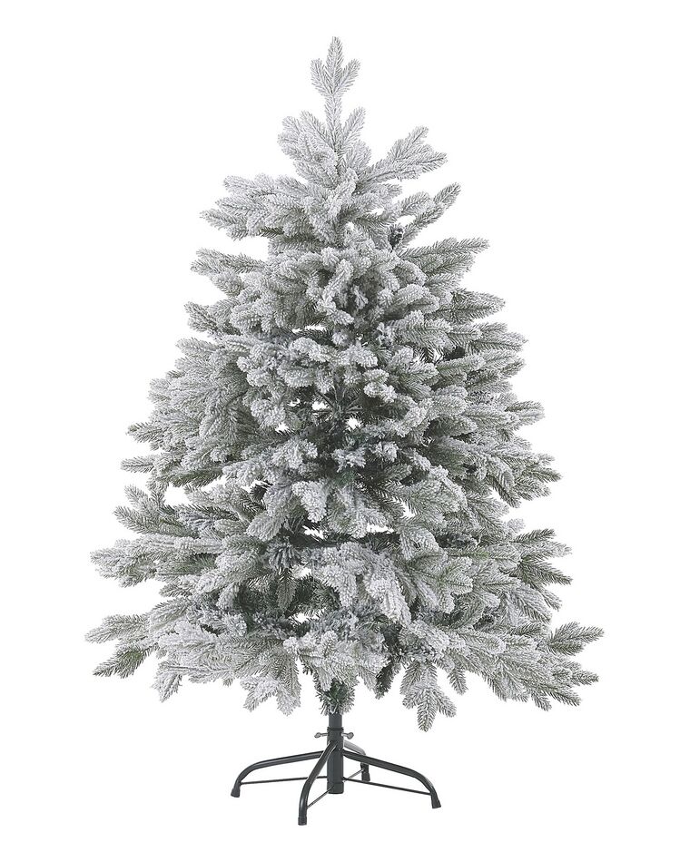 Joulukuusi tekolumi valkoinen 120 cm FORAKER_783313