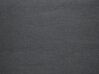 Cama continental de poliéster gris oscuro/plateado 180 x 200 cm ADMIRAL_879626