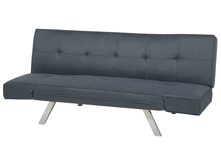 Fabric Sofa Bed Dark Blue BRISTOL II Beliani.es