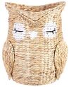 Water Hyacinth Owl Basket Light BARRIE_893624