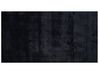 Koberec z umělé zaječí kožešiny 80 x 150 cm černý MIRPUR_860262