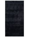 Matto jäniksen tekoturkis musta 80 x 150 cm MIRPUR_860262