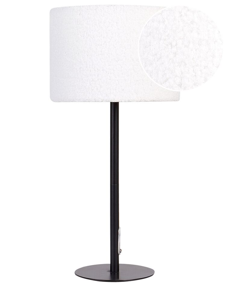 Boucle Table Lamp White VINAZCO_906233
