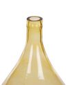 Vaso de vidro amarelo 31 cm BHATURA _823697