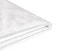 Funda de terciopelo blanco para cama 180 x 200 cm FITOU_777130