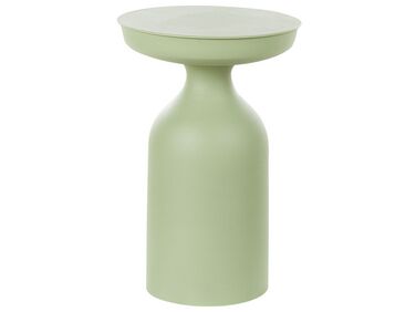 Kovový boční stolek zelený TENJO