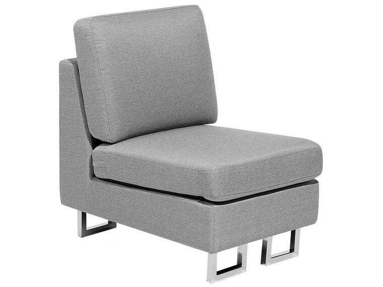 Left Hand Corner Fabric Sofa Light Grey STOCKHOLM Beliani.co.uk