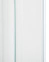 Cabine de duche em alumínio prateado e vidro temperado 90 x 90 x 185 cm JUKATAN_787990