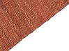 Tappeto iuta rosso chiaro e marrone 80 x 150 cm LUNIA_846270