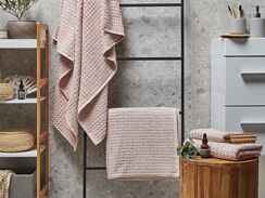 Pyyhesetti 4 kpl vaaleanpunainen puuvilla ATAI Pyyhesetti 4 kpl vaaleanpunainen puuvilla ATAI