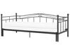 Kihúzható fekete ágy 80 x 200 cm TULLE_766780