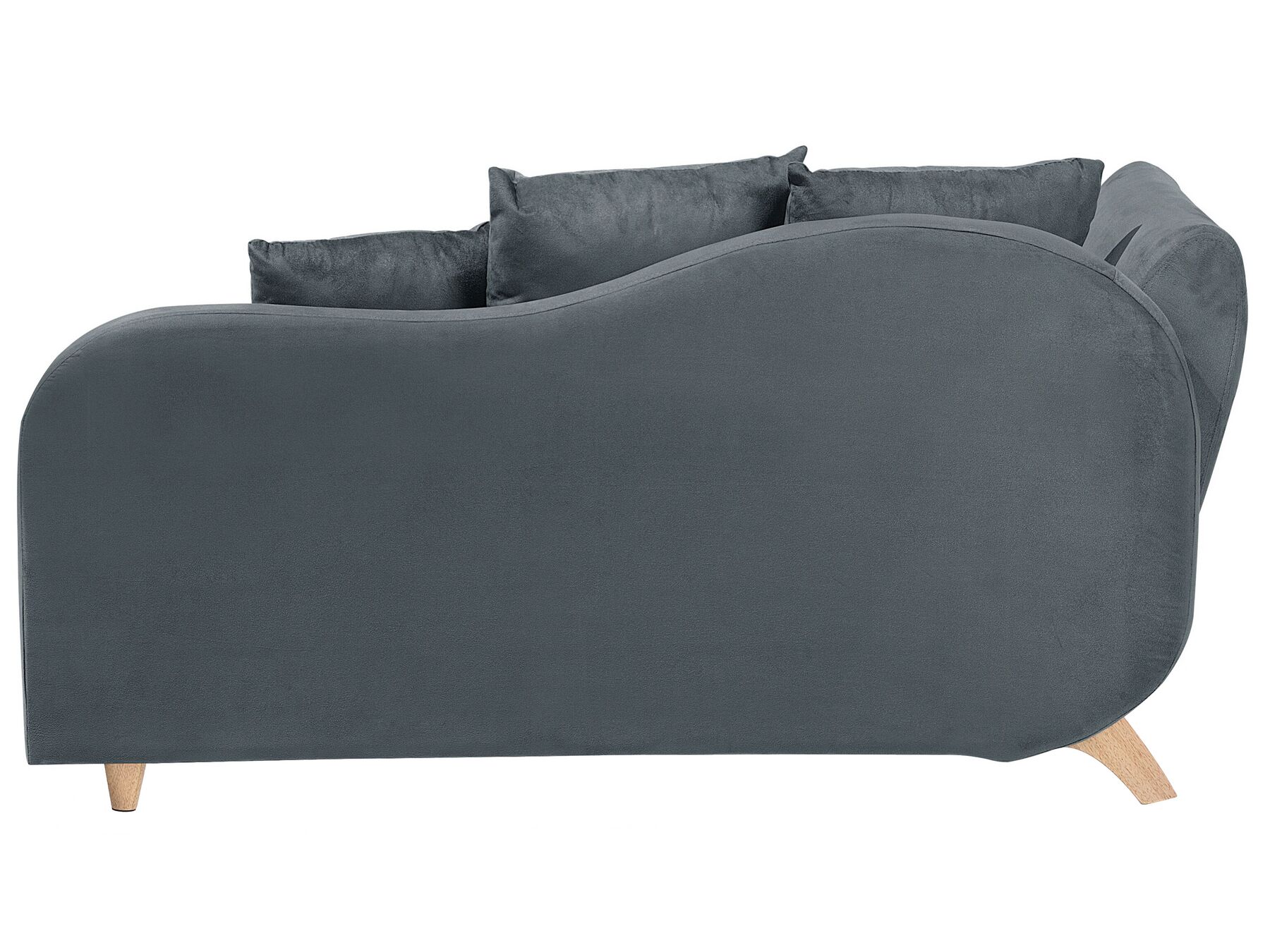 Chaiselongue dunkelgrau mit Bettkasten MERI | Beliani.de