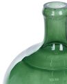 Bloemenvaas groen glas 24 cm PARATHA_823678