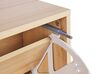 2 Compartment Shoe Storage Cabinet Light Wood NORRIS_916341