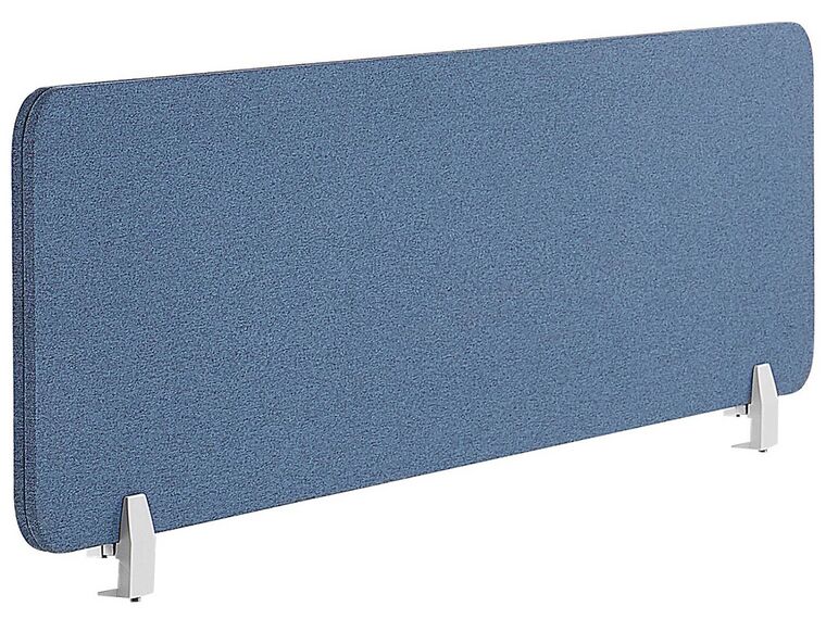 Pannello divisorio per scrivania blu 130 x 40 cm WALLY_800618