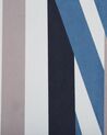 Teppich mehrfarbig 80 x 200 cm Streifenmuster Kurzflor ARTHUR_831609
