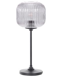 Pöytävalaisin rauta musta TOSNA