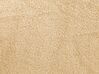 Manta de poliéster beige arena 125 x 150 cm NAMDU_839543