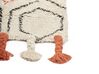 Bavlnený koberec 140 x 200 cm béžová/oranžová HAJIPUR_840435