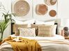 2 bawełniane poduszki dekoracyjne w paski 45 x 45 cm beżowo-białe SALIX _838775