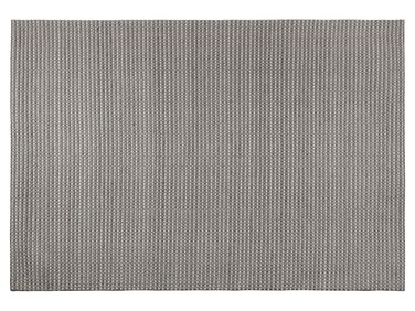 Vlnený koberec 140 x 200 cm tmavosivý KILIS