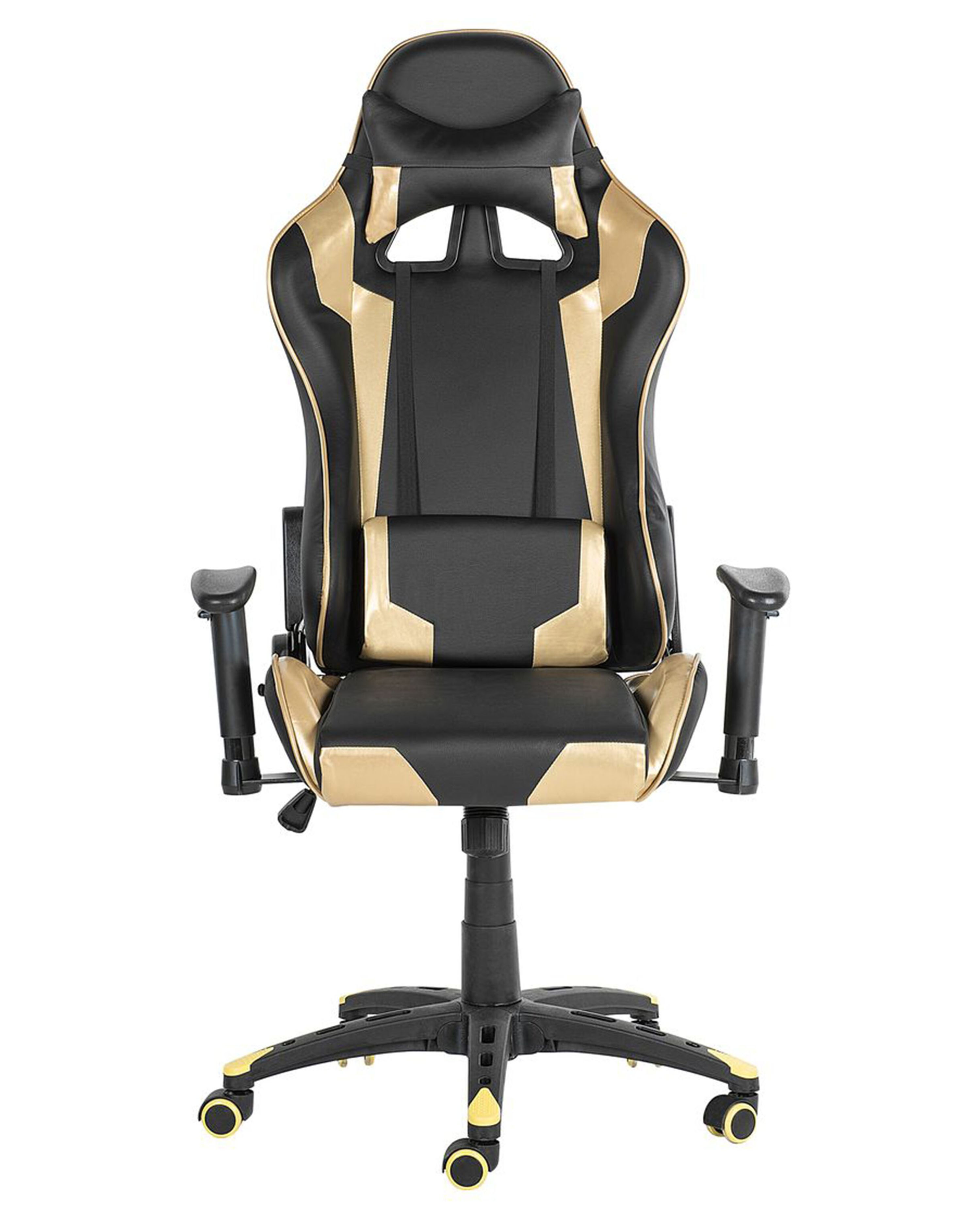 Arany és fekete gamer szék KNIGHT_752204