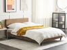 EU Double Size Bed Frame Cover Brown for Bed FITOU _876089