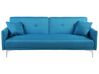 Fabric Sofa Bed Sea Blue LUCAN_404043