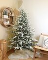 Künstlicher Weihnachtsbaum schneebedeckt 210 cm weiß BRISCO_842709
