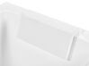 Bañera de hidromasaje esquinera de acrílico blanco/plateado izquierdo 170 x 80 cm TALITA_871034