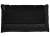 3 Seater Leather Sofa Black HELSINKI_678882