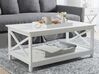 Coffee Table with Shelf White FOSTER_739677