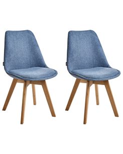 Tuoli kangas vaaleansininen 2 kpl DAKOTA II