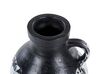 Terracotta Decorative Vase 33 cm Black and White MASSALIA_850305