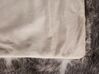 Decke braun / weiß 150 x 200 cm zweiseitig TADDART_789982