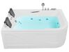 Bañera de hidromasaje LED de acrílico blanco derecha 170 x 119 cm BAYAMO_821166