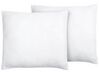 Set of 2 Microfibre Bed Low Profile Pillows 80 x 80 cm ERRIGAL_769337