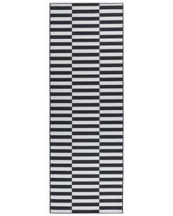 Matto musta/valkoinen 70 x 200 cm PACODE Matto musta/valkoinen 70 x 200 cm PACODE
