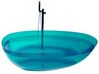 Fritstående badekar transparent blågrøn 169 x 78 cm BLANCARENA_891383