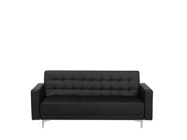 3 Seater Faux Leather Sofa Bed Black Aberdeen Ii Furniture Lamps Accessories Up To 70 Off Avandeo Online Store Enjoy free shipping on most stuff, even big stuff.