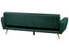 Ensemble canapés et fauteuil en tissu vert 6 places avec pouf FLORLI_905968