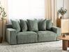 3-istuttava sohva chenille tummanvihreä VISKAN_903465