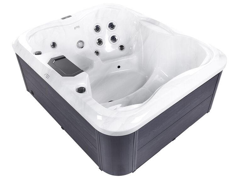 Square Hot Tub with LED White ARCELIA_825093