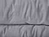Velvet Dog Bed 90 x 60 cm Grey ERGANI_826438