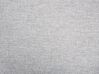 Sofá esquinero de lino gris claro izquierdo ELGA_879316