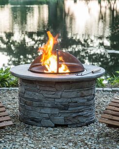 Tulisija kevytbetoni vaaleanharmaa 48 x 92 x 92 cm TAMBORA Tulisija kevytbetoni vaaleanharmaa 48 x 92 x 92 cm TAMBORA