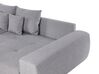 Canapé 4 places en tissu gris TORPO_871704