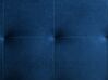 Modulární pravostranná rozkládací pohovka tmavě modrá sametová ABERDEEN_752336